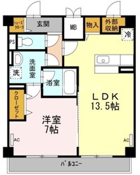 田町ガーデンハイツの物件間取画像